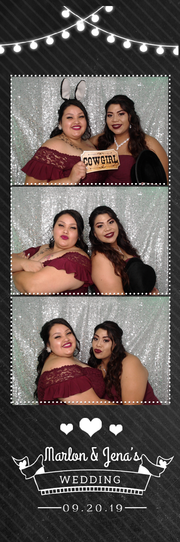 Jena and Marlon's Wedding | View more photos from the event at gallery.photoboothbillings.com/u/PhotoBoothBillings/Jena-and-Marlons-Wedding